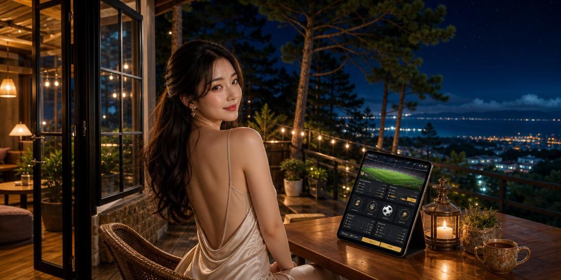 Người dùng Đà Lạt đọc tỷ lệ kèo trận đấu trên điện thoại bên ly cà phê